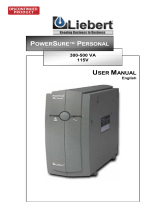 Liebert POWERSURE PSP500-115 User manual