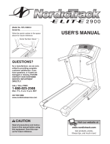 NordicTrack E2900 Treadmill User manual