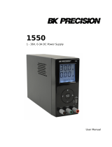 B&K Precision Model 1550 User manual