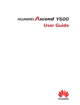 Huawei Ascend Y600 User manual