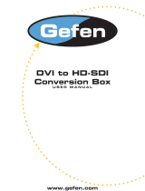 Gefen DVI to HD-SDI Conversion Box User manual
