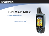 Garmin GPSMAP 60Cx Owner's manual