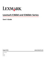 Lexmark E360 User manual