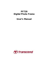 Transcend PF720 User manual