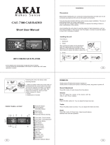 Akai CAU-7380 User manual