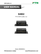 PTN SHD2 User manual