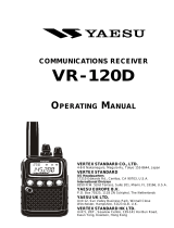 YAESU VR-120D Operating instructions