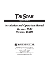 Morningstar TriStar Meter User manual