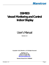 Maretron DSM800 User manual