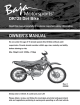 Baja motorsports DR125 Owner's manual