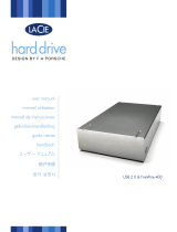 LaCie Hard Drive, Design by F.A. Porsche FireWire 400 User manual