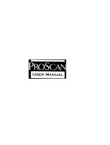 ProScan PS27400 User manual