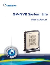 Geovision GV-NVR System Lite User manual