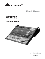 Alto APM200 User manual