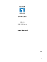 LevelOne FUS-3101 User manual