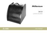 Mil­lenium DM-30 Drum Monitor User manual