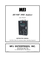 MFJ 249C User manual