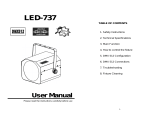 ACME LED-737 User manual