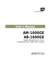 JAI AM-1600GE User manual