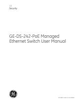 Interlogix GE-DS-242-PoE User manual