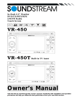 Power Acoustik VR-450T Owner's manual