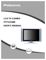 Palsonic LCD TV COMBO User manual