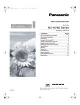 Panasonic NV-HV60 User manual