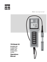 YSI Model 63 Owner's manual