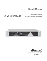 Alto DPA 6000 User manual