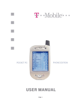 T-Mobile Pocket PC User manual