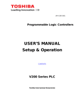 Toshiba V200 User manual