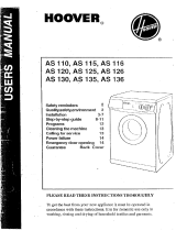 Hoover AS120 User manual