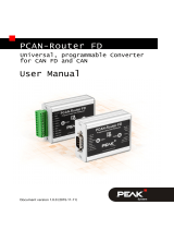 PEAK-System PCAN-Router FD User manual