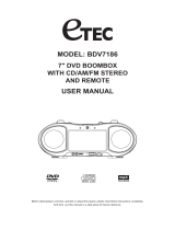Etec BDV7186 User manual