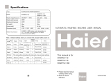 Haier HWMP70-118 User manual