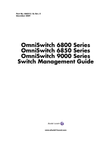 Alcatel-Lucent OmniSwitch 6800 Series Management Manual