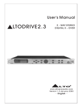 Alto AltoDrive2.3 User manual
