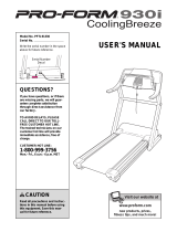 Pro-Form PFTL91330 User manual
