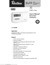 Robertshaw 9420 User manual