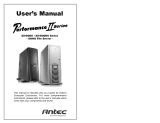 Antec SX600II Series User manual