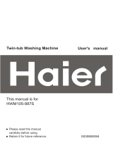 Haier HWM110-0713S User manual