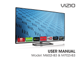 Vizio M702i-B3 User manual