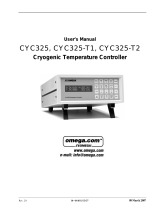 Omega CYC325,  CYC325-T1,  CYC325-T2 Owner's manual