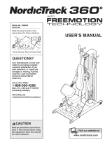 NordicTrack 360 W/freemotion User manual