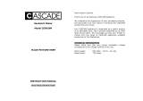 Cascade CE093SM User manual