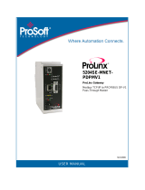 ProSoft Technology  5204SE-MNET-PDPMV1 User manual