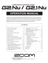 Zoom G2Nu User manual