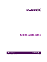 Miranda Kaleido-X User manual