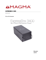 Magma EXPRESSBOX 3400 User manual