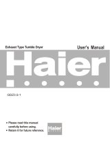 Haier GDZ3.5-1 User manual